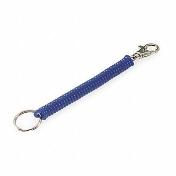 LUCKY LINE PRODUCTS Wrist Coil with Trigger Snap Blue PK5, 3HJU1