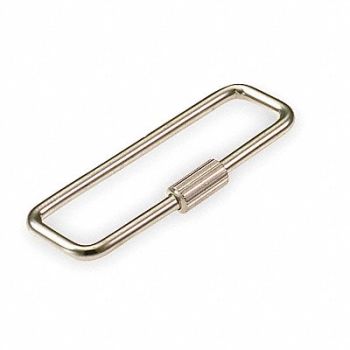 LUCKY LINE PRODUCTS Turn Sleeve Key Ring Steel PK25, 3HJV1
