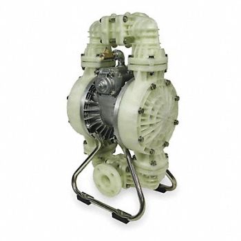 DAYTON Dbl DphrmPmp Flange PTFE/PP 3/4in 120gpm, 3HJW4