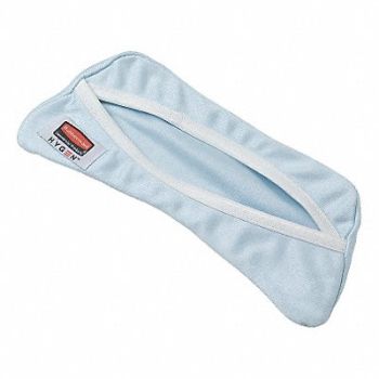 RUBBERMAID COMMERCIAL PRODUCTS Mop Pad Blue Microfiber, 3HKA9