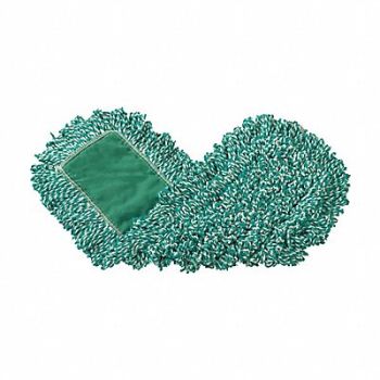 RUBBERMAID COMMERCIAL PRODUCTS Dust Mop Green Microfiber, 3HKE7