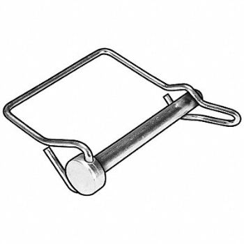 GRAINGER APPROVED Safety Pin Single Wire 3/8 In PK5, 3HLA7