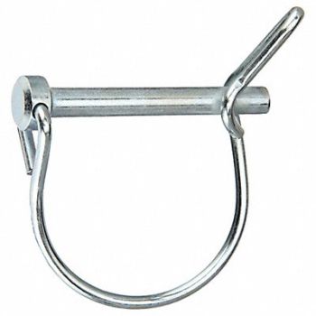 GRAINGER APPROVED Safety Pin Single Wire 1/4 In PK5, 3HLA2