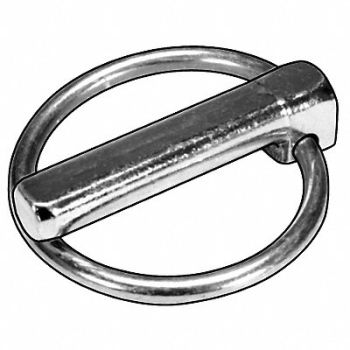 ITW BEE LEITZKE Lynch Pin 1-63/64 in L 7/16 in Dia PK5, 49EV08