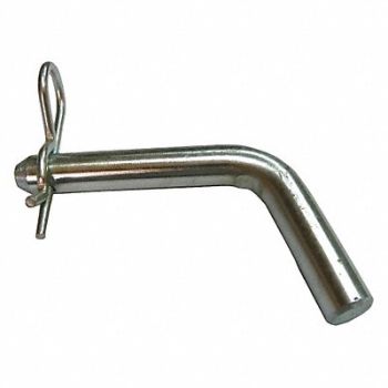 GRAINGER APPROVED Hitch Pin Bent Stl Zinc 1/2 x 3 L, 3HLT1