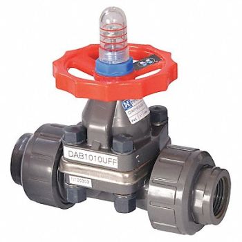 HAYWARD Diaphragm Valve 2-Way 2 in FNPTxSocket, 3HMD3