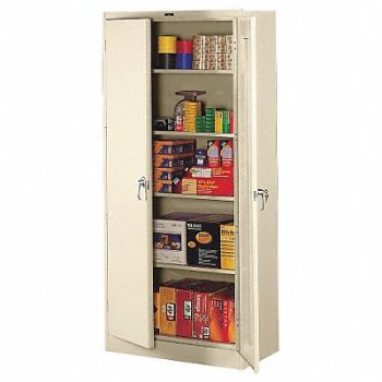 TENNSCO Strg Cab 78 x36 x24 Ptty 4Shlv, 204J34