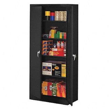 TENNSCO Storage Cabinet Welded Black, 204J31