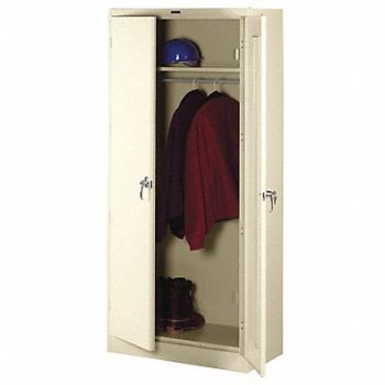 TENNSCO F0309 Storage Cabinet 78 x36 x24 Putty 1Shlv, 3HNJ9