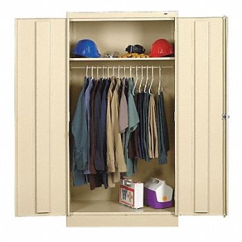 TENNSCO Storage Cabinet 72 x36 x18 Putty 1Shlv, 3HNL3