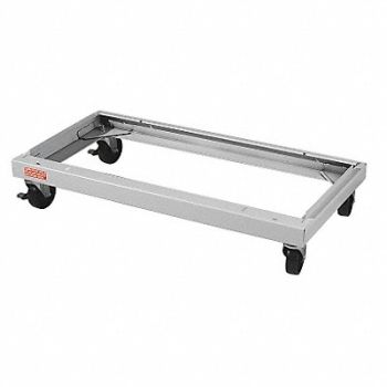TENNSCO Caster Kit 36 in W x 24 in D Lt Gray, 3HNR9