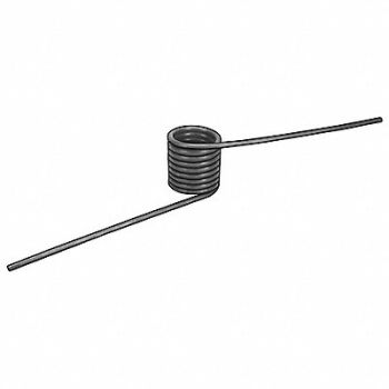 GRAINGER APPROVED Torsion Spring 180 Deg 1.356 OD, 3HPT5