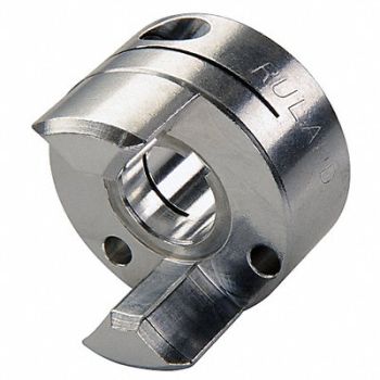 RULAND MANUFACTURING Curved Jaw Coupling Hub 12mm Aluminum, 3HRC9