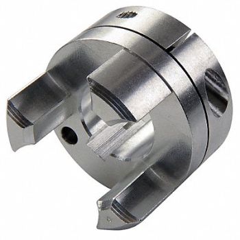 RULAND MANUFACTURING Curved Jaw Coupling Hub 1/2 Aluminum, 3HPZ5