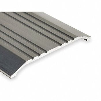 NATIONAL GUARD Saddle Threshold Fluted Top 4 ft Alum, 3HRP1