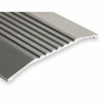 NATIONAL GUARD Saddle Threshold Fluted Top 4 ft Alum, 3HRP4