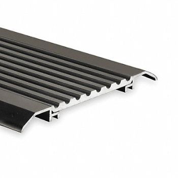 NATIONAL GUARD Saddle Threshold Fluted Top 6 ft Alum, 3HRR5
