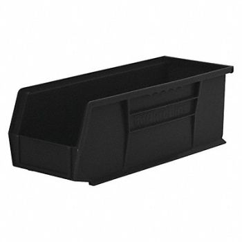 AKRO-MILS F8659 Hang and Stack Bin Black Plastic 5 in, 3HRY2