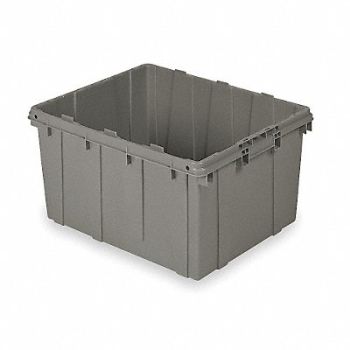 BUCKHORN Nesting Container Gray Polyethylene, 3HRZ3