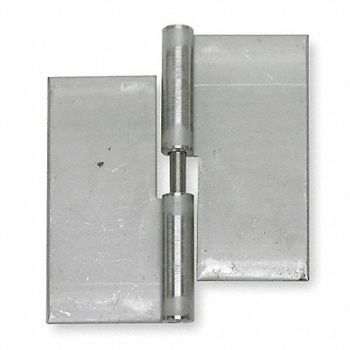 GRAINGER APPROVED Lift-Off Hinge Natural 2 x 1-11/16 In., 3HUE4