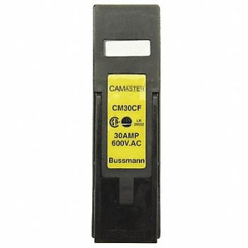 BUSSMANN Fuse Block 0 to 30A British/IEC 1 Pole, 3HZ61