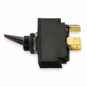 HUBBELL WIRING DEVICE-KELLEMS Toggle Switch DPST 4 Conn. On/Off, 3HZ93