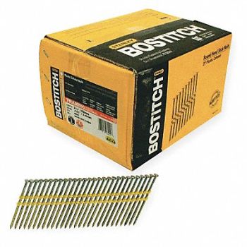 BOSTITCH Framing Nail 3-1/4 In PK4000, 3HZG8