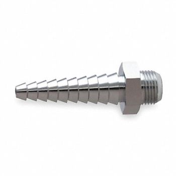 CHICAGO FAUCETS Serrated Laboratory Nozzle Outlets 3/8, 3JAR9
