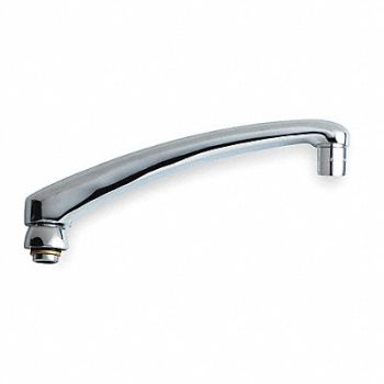 Spout Brass Fits Chicago Faucets, 3JAV8