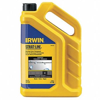 IRWIN STRAIT-LINE Marking Chalk Refill Black 5 Lb, 3JDJ5