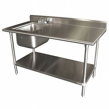 ADVANCE TABCO Scullery Sink Rect 20inx16inx12in, 3JDU3