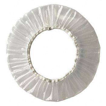 GRAINGER APPROVED Pail Cover Clear Polyethylene PK100, 8VU25