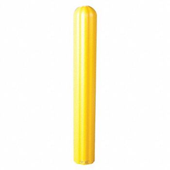 GRAINGER APPROVED F0486 Bollard Cover 4 In Dia 56 In H Yellow, 3PB84