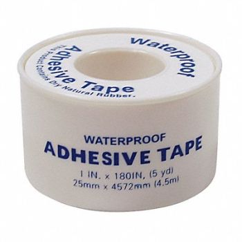 MEDIQUE Adhesive Tape White 1 in W 5 yd. L, 3JMH8