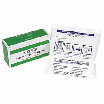 MEDIQUE Instant Cold Pack White 4In. x 6In., 3JNX3