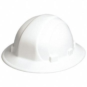 ERB SAFETY Hard Hat Type 1 Class E Ratchet White, 3JPH9