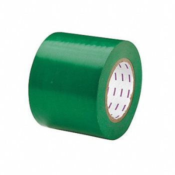GRAINGER APPROVED E7754 Floor Tape Green 4 inx180 ft Roll, 3JPV3