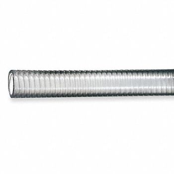 CONTINENTAL Food Hose 1-1/2 ID x 100 ft L Clear, 3JT91