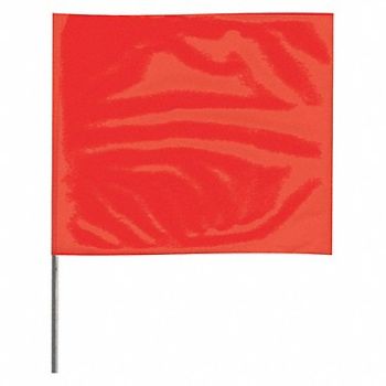 GRAINGER APPROVED Marking Flag 18 Red PVC PK100, 3JUR9