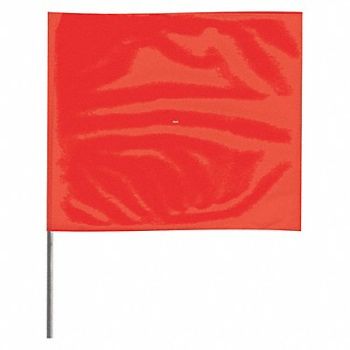 GRAINGER APPROVED Marking Flag 18 Red PVC PK100, 3JUU9