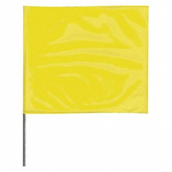 GRAINGER APPROVED Marking Flag 30 Yellow PVC PK100, 3JVG6