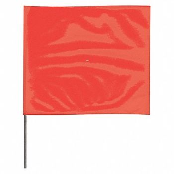 GRAINGER APPROVED Marking Flag 36 Glo Red PVC PK100, 3JVL3