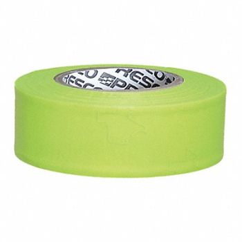 PRESCO PRODUCTS CO Texas Flagging Tape Lime Glo 150 ft, 3JVY9