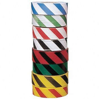 PRESCO PRODUCTS CO Flagging Tape White/Blue 300ft x 1-3/8In, 3JWA6