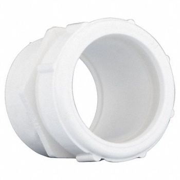 GRAINGER APPROVED Trap Adapter Schedule 40 2 in White, 3JWF1