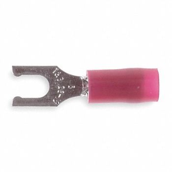 STA-KON Fork Terminal Tin Copper Red PK100, 3KF99