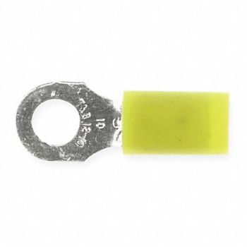 STA-KON Ring Terminal Yellow 12 AWG 10 AWG PK50, 3KG51