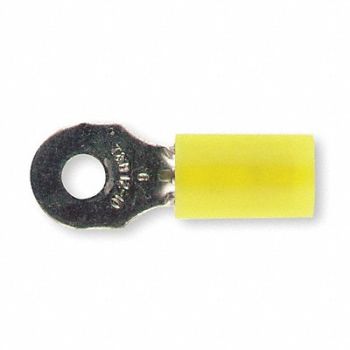STA-KON Ring Terminal Yellow 12 AWG 10 AWG PK50, 3KG63