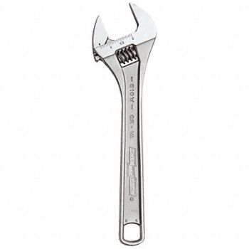CHANNELLOCK Adj. Wrench Steel Chrome Vanadium 10, 3KGX7