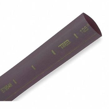 SHRINK-KON Shrink Tubing 6 in Blk 0.5 in ID PK10, 3KH59